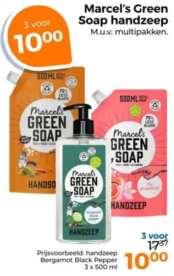 Trekpleister Marcel's Green Soap Handzeep aanbieding