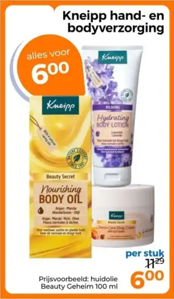Trekpleister Kneipp Hand en Bodyverzorging aanbieding