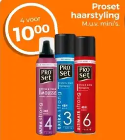 Trekpleister Proset haarstyling aanbieding
