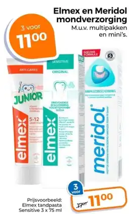 Trekpleister Elmex en Meridol Mondverzorging aanbieding
