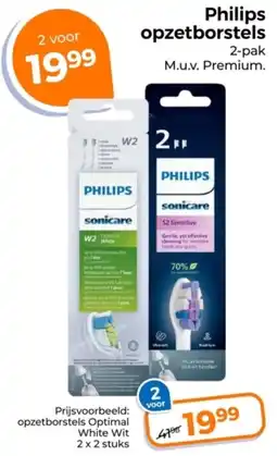 Trekpleister Philips Opzetborstels aanbieding