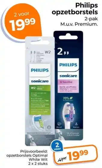 Trekpleister Philips Opzetborstels aanbieding