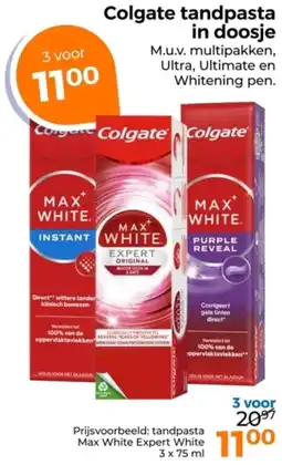Trekpleister Colgate tandpasta in doosje aanbieding