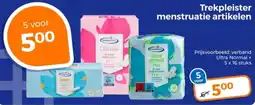 Trekpleister Trekpleister menstruatie artikelen aanbieding