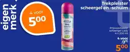 Trekpleister Trekpleister Scheergel en Schuim aanbieding
