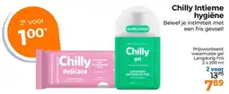 Trekpleister Chilly Intieme hygiëne aanbieding