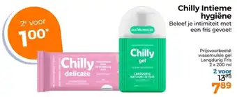 Trekpleister Chilly Intieme hygiëne aanbieding