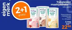 Trekpleister Trekpleister Maaltijdshake aanbieding