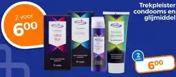 Trekpleister Trekpleister condooms en glijmiddel aanbieding