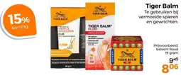 Trekpleister Tiger Balm aanbieding