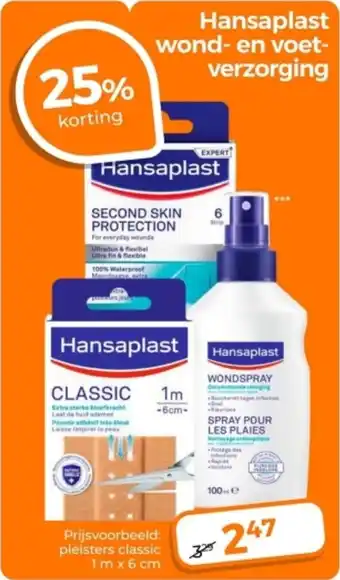 Trekpleister Hansaplast Wond en Voetverzorging aanbieding