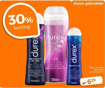 Trekpleister Durex glijmiddel aanbieding