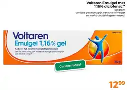 Trekpleister Voltaren Emulgel met 1,16% diclofenac aanbieding