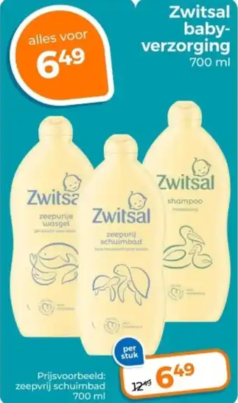 Trekpleister Zwitsal babyverzorging aanbieding