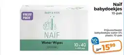 Trekpleister Naïf babydoekjes aanbieding