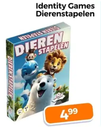 Trekpleister Identity Games Dierenstapelen aanbieding