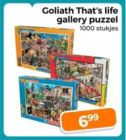 Trekpleister Goliath That's life gallery puzzel aanbieding