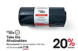Sligro Take Dis Afvalzakken aanbieding
