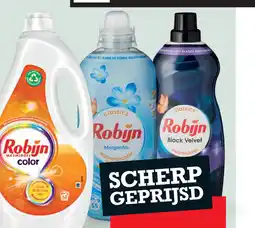 Sligro Robijn vloeibaar wasmiddel, wasverzachter en klein & krachtig aanbieding