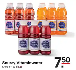 Sligro Sourcy Vitaminwater aanbieding