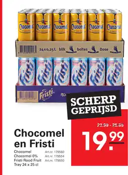 Sligro Chocomel en Fristi aanbieding