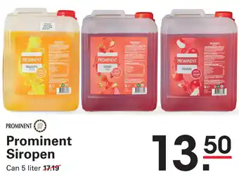 Sligro Prominent Siropen aanbieding