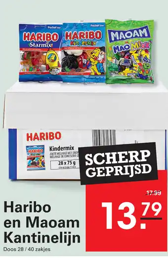 Sligro Haribo en Maoam Kantinelijn aanbieding