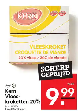 Sligro Kern Vlees kroketten 20% aanbieding
