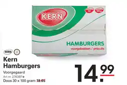 Sligro Kern Hamburgers aanbieding