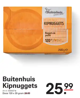 Sligro Buitenhuis Kipnuggets aanbieding
