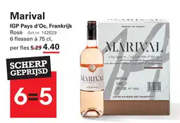 Sligro Marival aanbieding