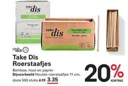 Sligro Take Dis Roerstaafjes aanbieding