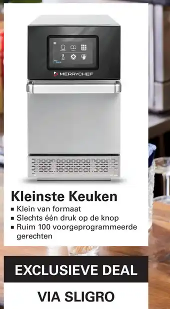 Sligro Kleinste Keuken aanbieding