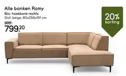 Leen Bakker Alle banken Romy aanbieding