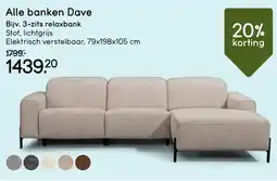Leen Bakker Alle banken Dave aanbieding