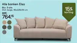 Leen Bakker Alle banken Elsa aanbieding
