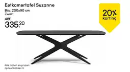 Leen Bakker Eetkamertafel Suzanne aanbieding