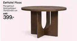 Leen Bakker Eettafel Moos aanbieding