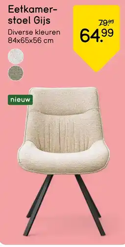 Leen Bakker Eetkamer stoel Gijs aanbieding