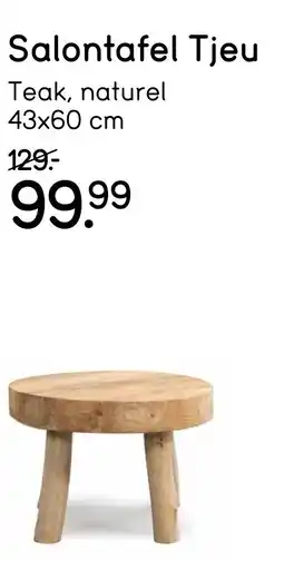 Leen Bakker Salontafel Tjeu aanbieding
