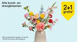 Leen Bakker Alle kunst en droogbloemen aanbieding