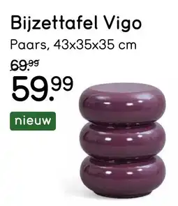Leen Bakker Bijzettafel Vigo aanbieding