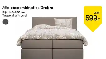 Leen Bakker Alle boxcombinaties Orebro aanbieding