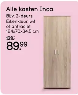 Leen Bakker Alle kasten Inca aanbieding