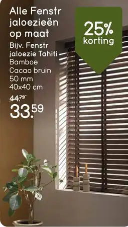 Leen Bakker Alle Fenstr jaloezieën aanbieding