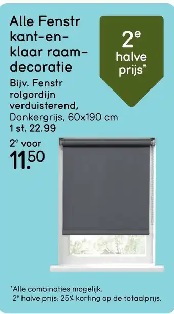 Leen Bakker Alle Fenstr kant en klaar raam decoratie aanbieding