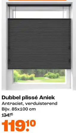 Kwantum Dubbel plissé Aniek aanbieding