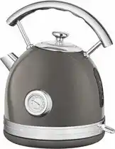 Bol.com ProfiCook WKS 1192 - Vintage Retro waterkoker -Antraciet Zilver - 1.7L - 2200 W aanbieding