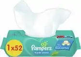 Bol.com Pampers Babydoekjes Fresh Clean 52 doekjes aanbieding