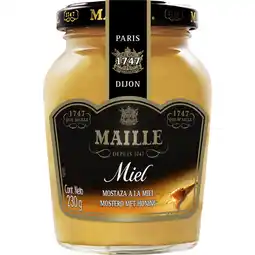 Albert Heijn Maille Dijon mosterd met honing aanbieding